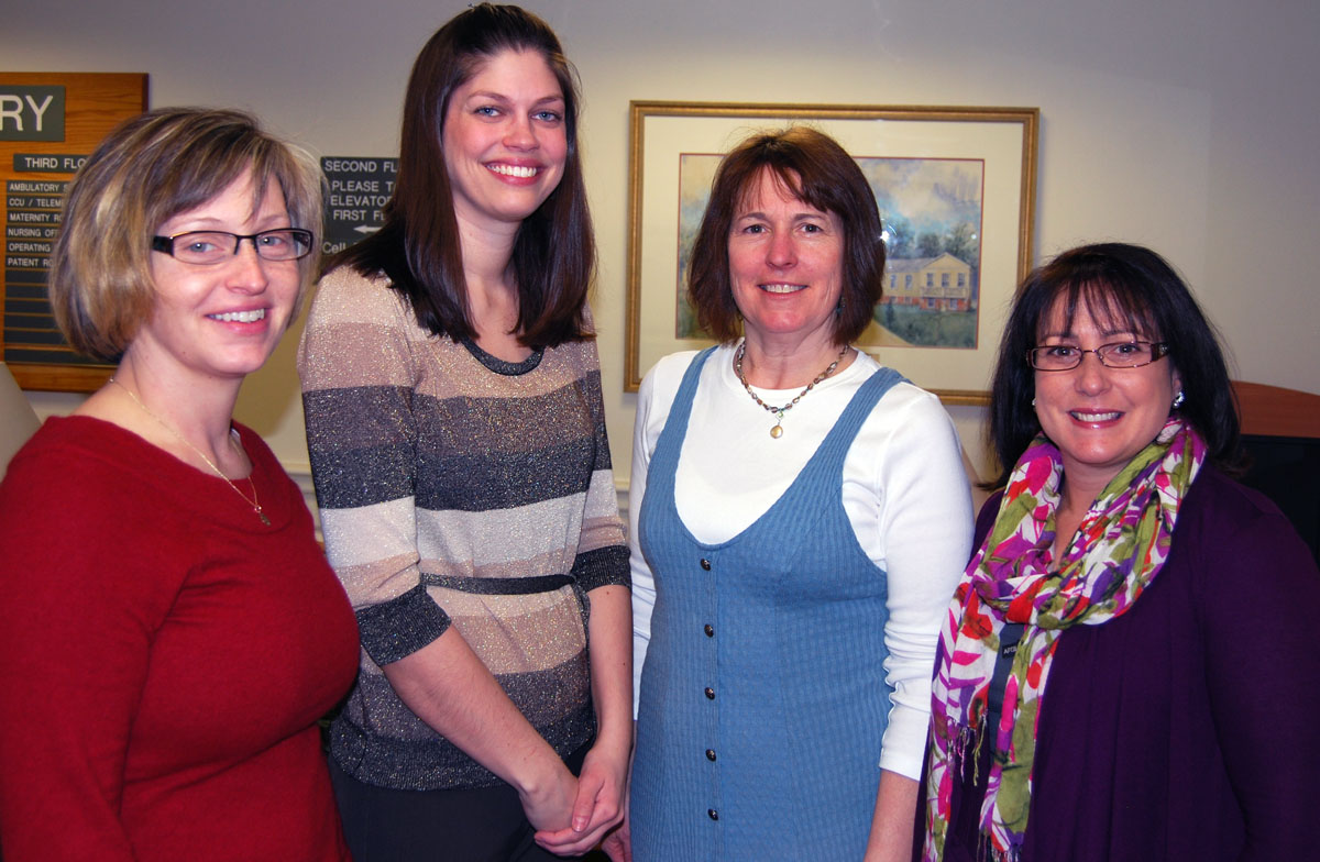 Four MDI Hospital team members receive health coaching certificates