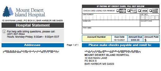 MDI Hospital Billing Statements Have a New Look!