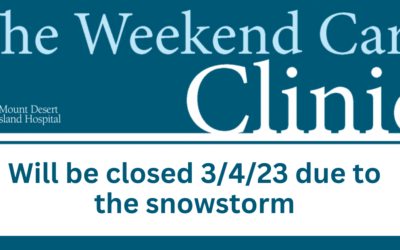 Weekend Care Clinic Closed 3/4/23