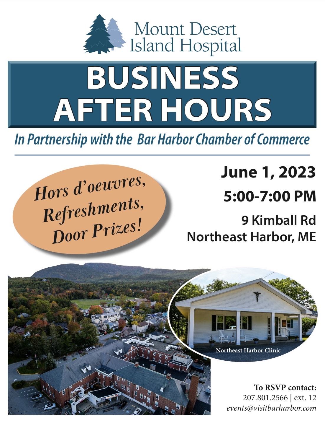 business after hours flyer