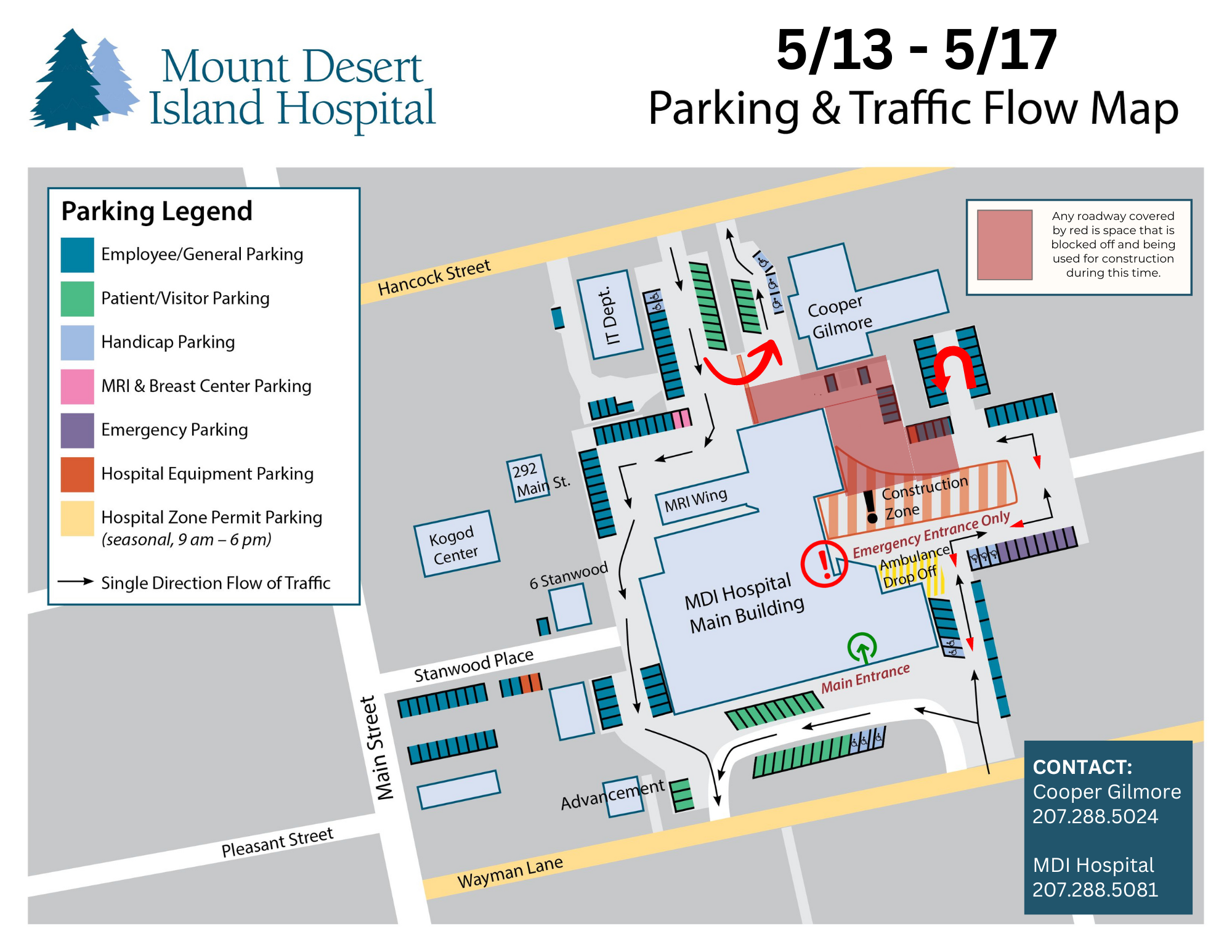 may 13 - 17 2024 construction map