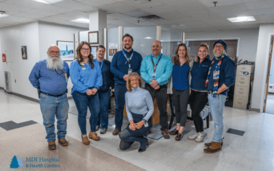 Go Blue with MDI Hospital & Health Centers for Colorectal Cancer Awareness!