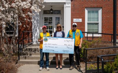 MDI Lions Club Donates $5,000 to MDI Hospital’s Ophthalmology Department for Second Consecutive Year