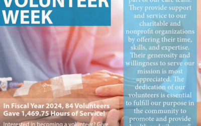 National Volunteer Week is April 20-26, 2025!